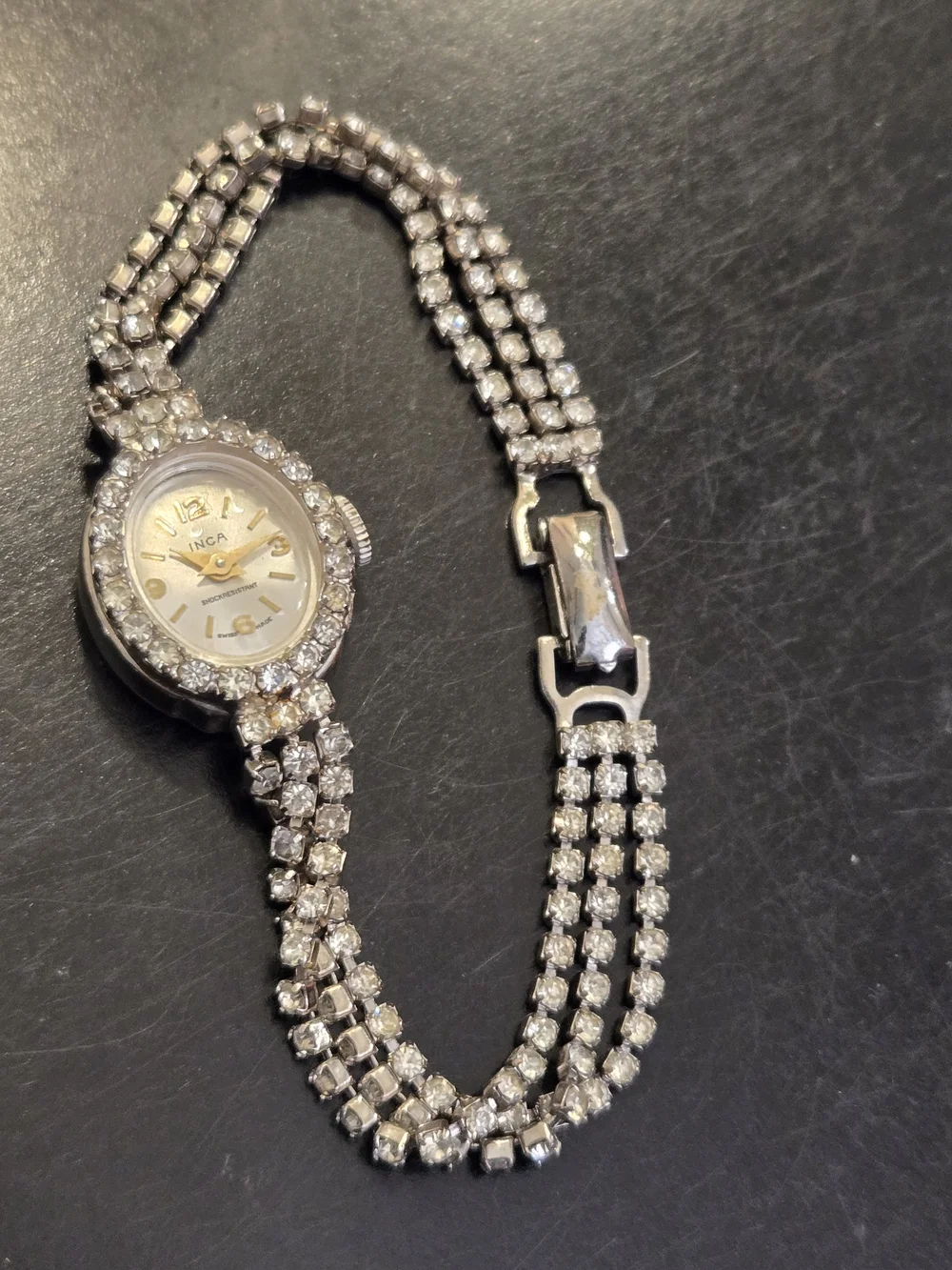 INCA Costume Vintage Cocktail Watch Swiss Made